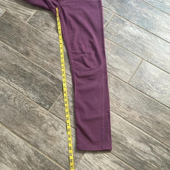 Hudson purple skinny jeans Cotton blend Women’s size 27 - Picture 6 of 13